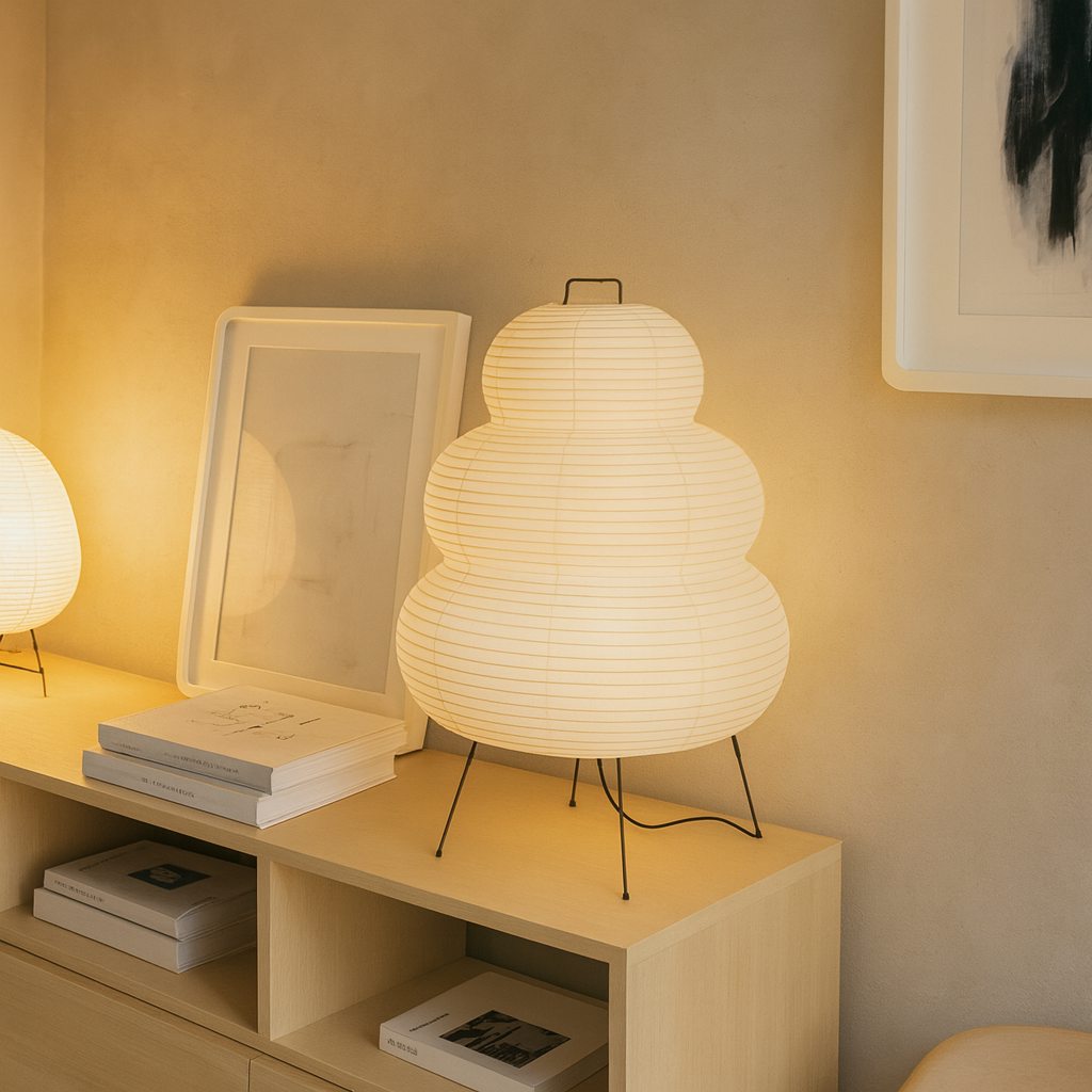 ELVA | LAMPE EN PAPIER JAPONAIS