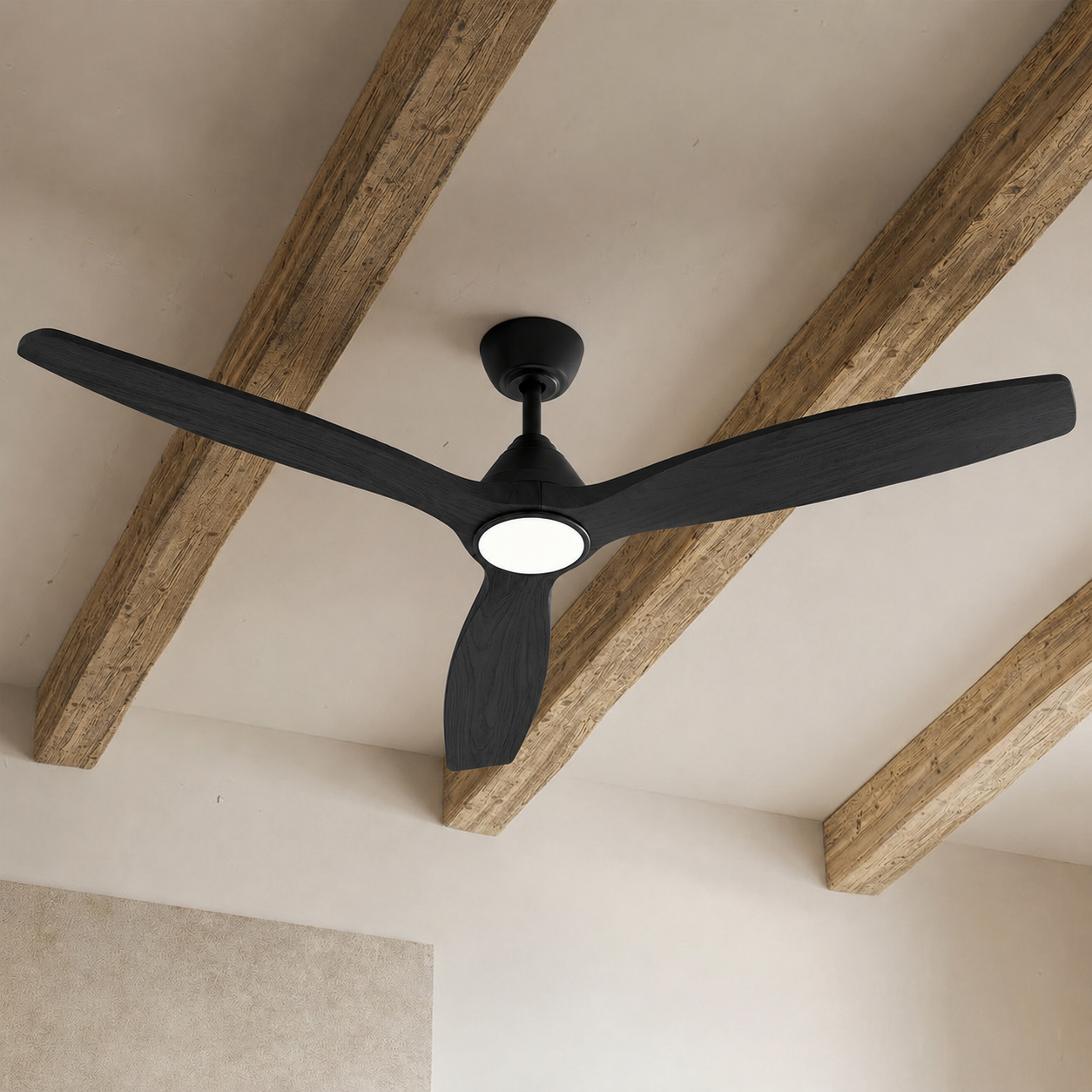 Dolomiti Ventilateur de Plafond en Bois (132 cm / 112 cm)