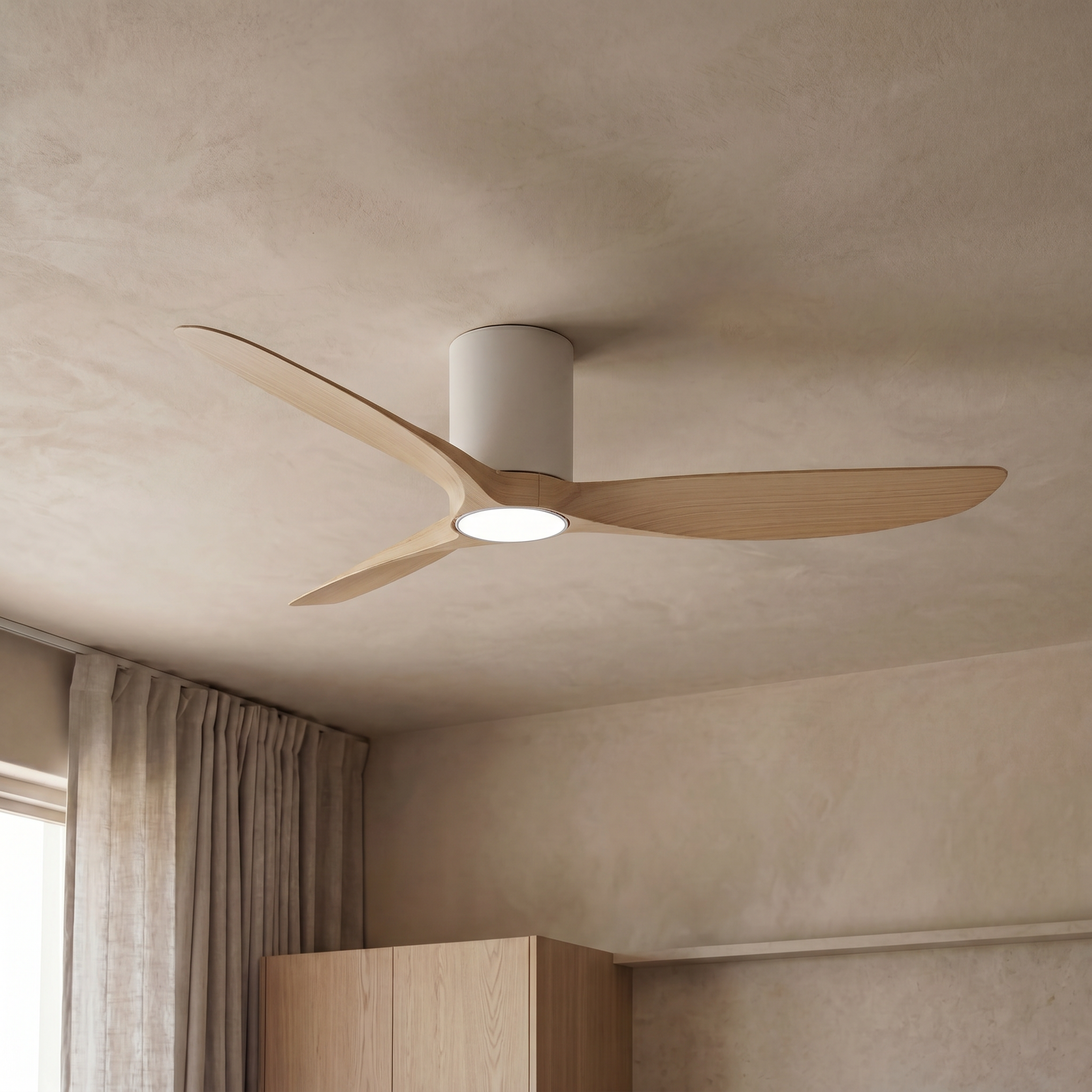 Golfet Ventilateur de Plafond 132 cm (10–20 m²) – 3 Pales en ABS