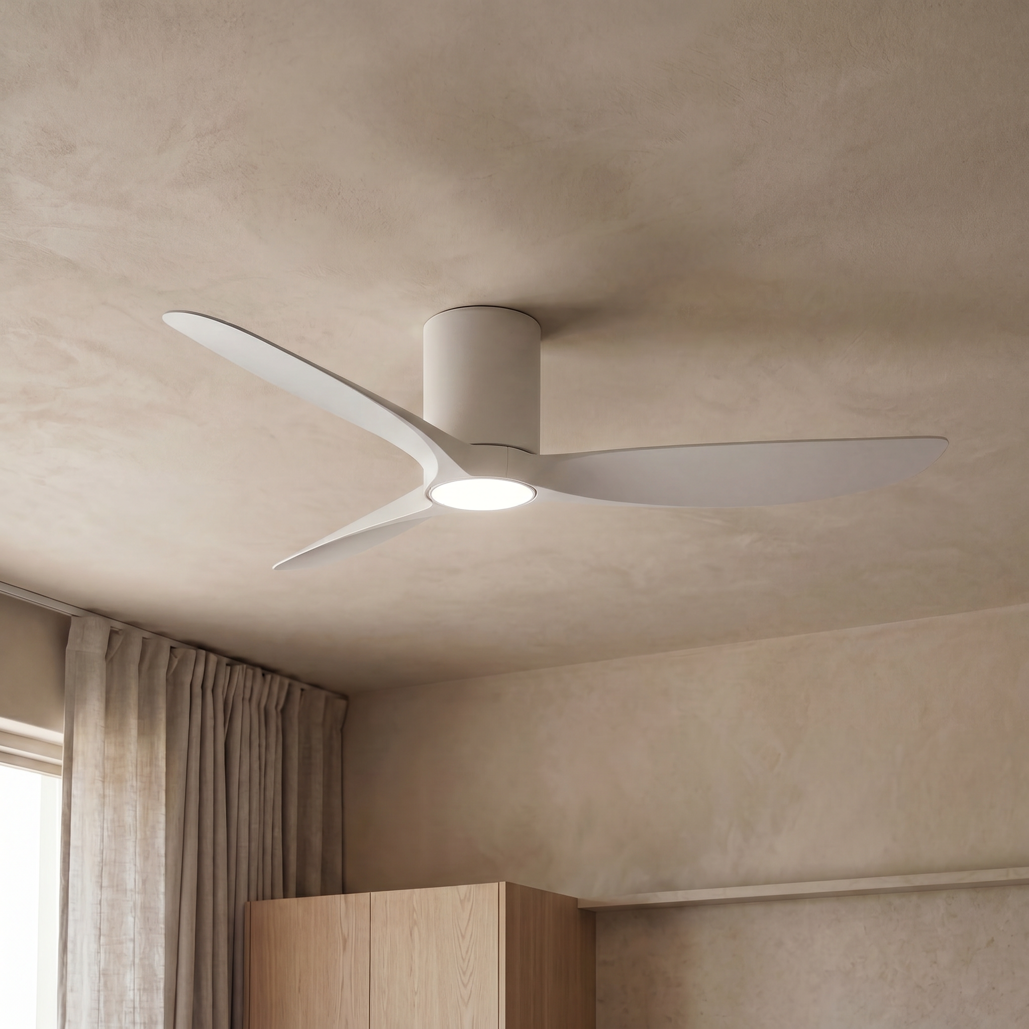 Golfet Ventilateur de Plafond 132 cm (10–20 m²) – 3 Pales en ABS