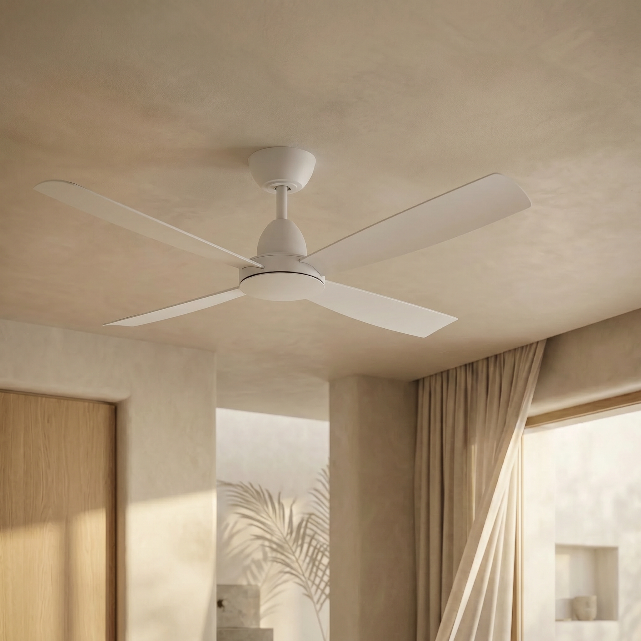 Saona Ventilateur de Plafond 122 cm (7–20 m²) – 4 Pales en ABS
